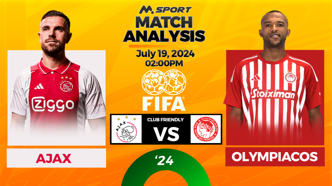 Ajax vs. Olympiacos: Ajax Look to Rap-Up Pre-season Friendlies against UEFA Conference League Champions